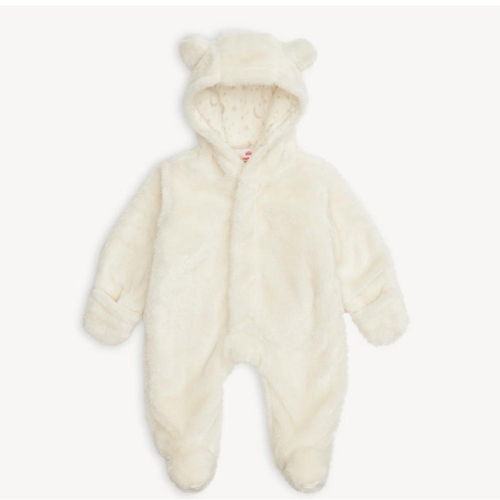 Magnetic Me Soft Cream Footie with Bear Ears